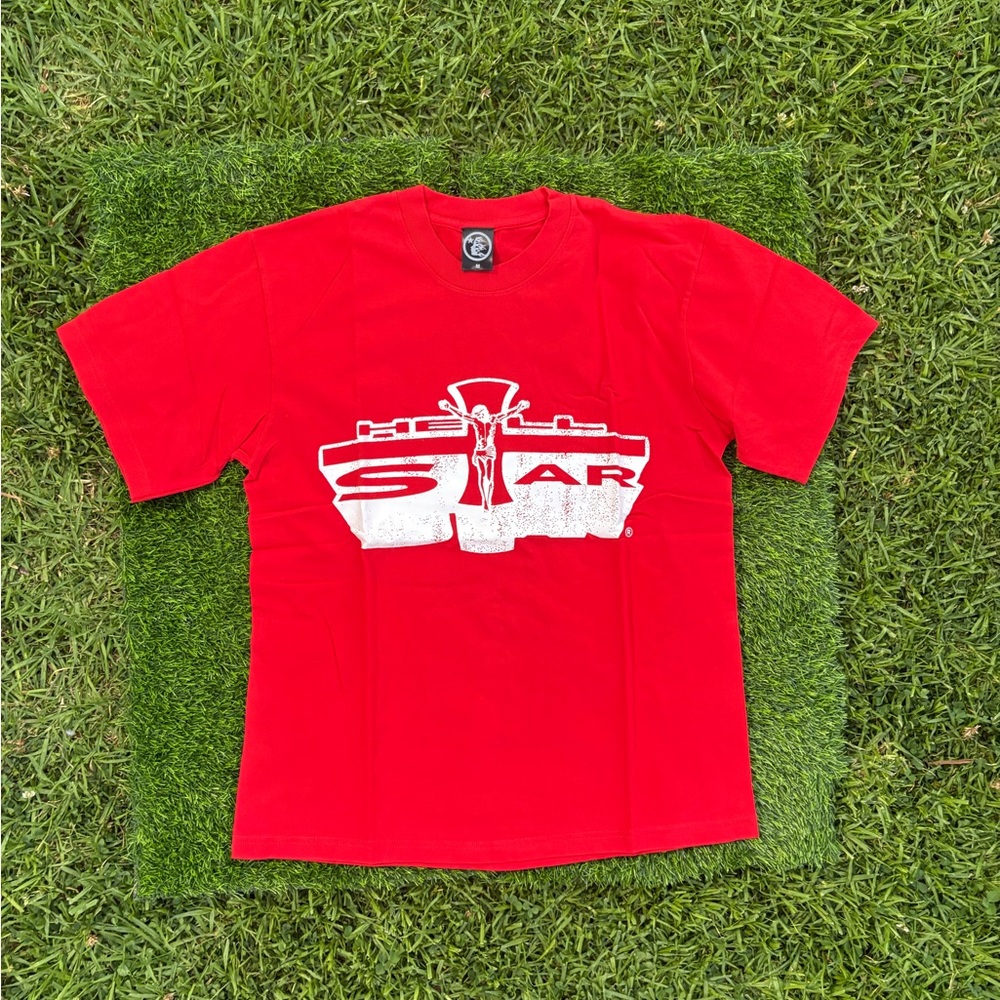 Red Hell Star Graphic T-Shirt
